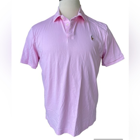 Polo Ralph Lauren Other - POLO RALPH LAUREN Pink Classic Fit Polo Shirt Preppy Spring Pony Golf Size Large